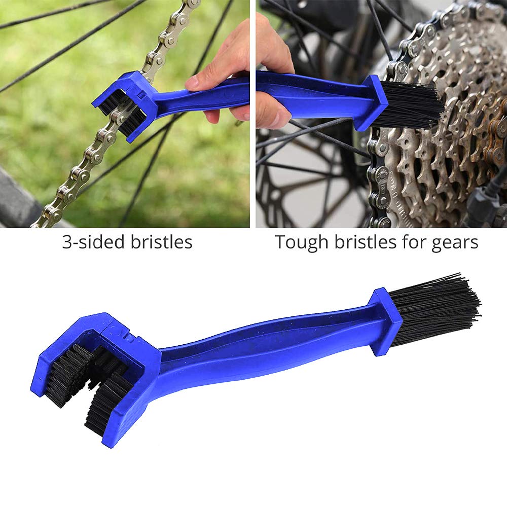 Bike Chain Tool Kit, 11PCS Bicycle Chain Tool with Bike Link Plier, Bicycle Chain Breaker Splitter, Chain Wear Indicator and Chain Checker, Road Mountain Bike Chain Repair Tools for All Bike Chains