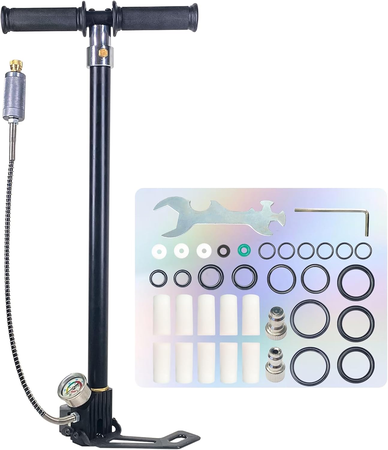 PCP Air Pump - High Pressure 4500 PSI Hand Pump for Airguns | 4 Stage 30 MPA Filling System