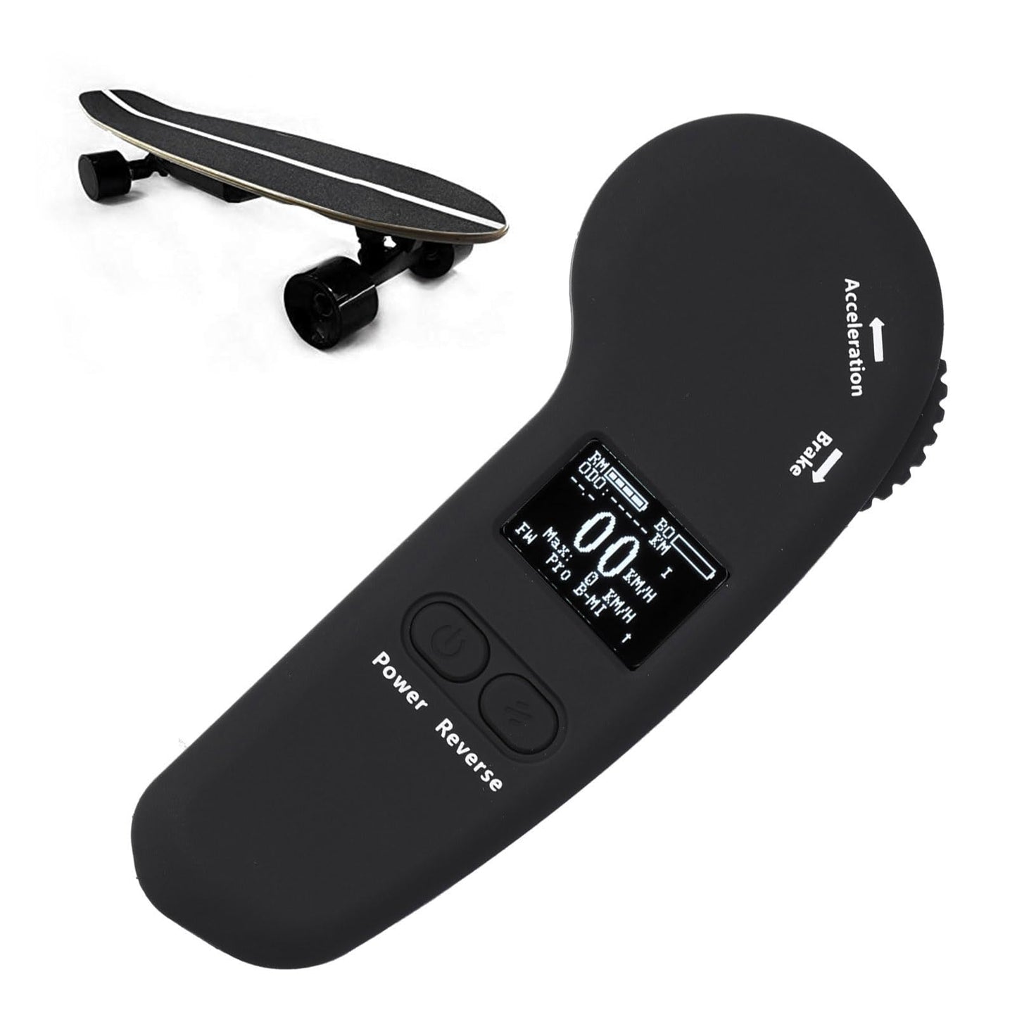 Haofy Electric Skateboard Led Display Remote Control with Adjustable Speed Braking, Electric Skateboard Remote, Remote