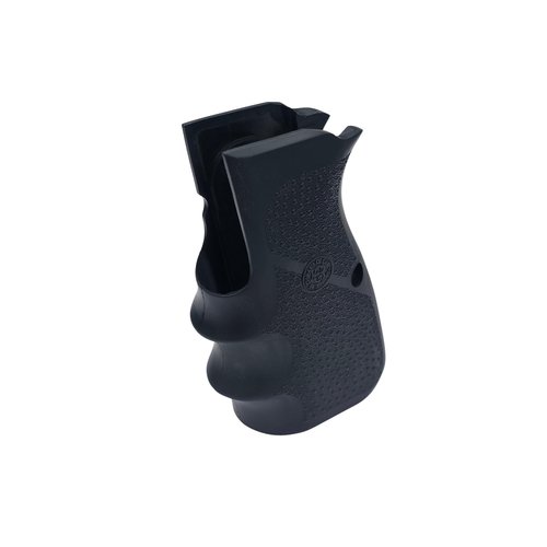 Hogue Rubber Pistol Grip with Finger Grooves for Browning Hi-Power, Black - 09000