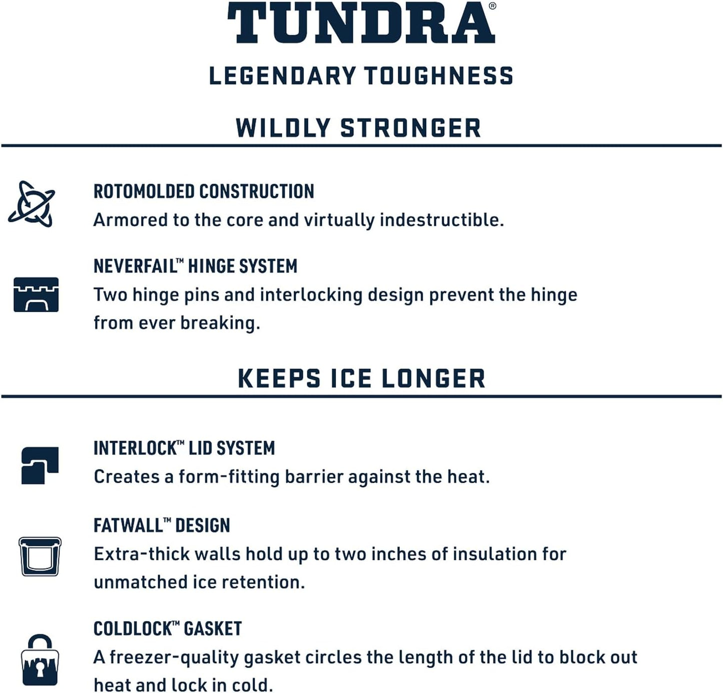 YETI Tundra 125 Hard Cooler - Durable Insulation for Outdoor Adventures | 125 Quart Capacity