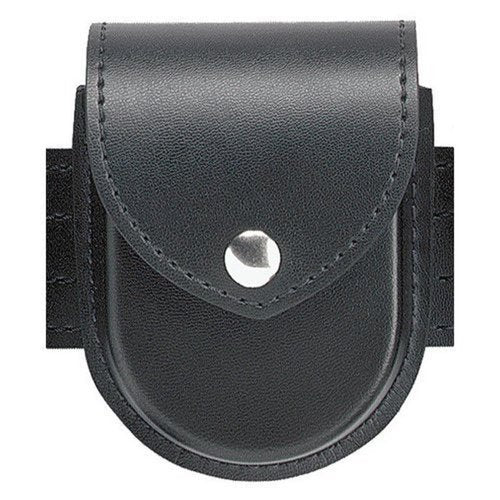 Safariland 290 Double Handcuff Pouch, Hi-Gloss Black, Chrome Snap