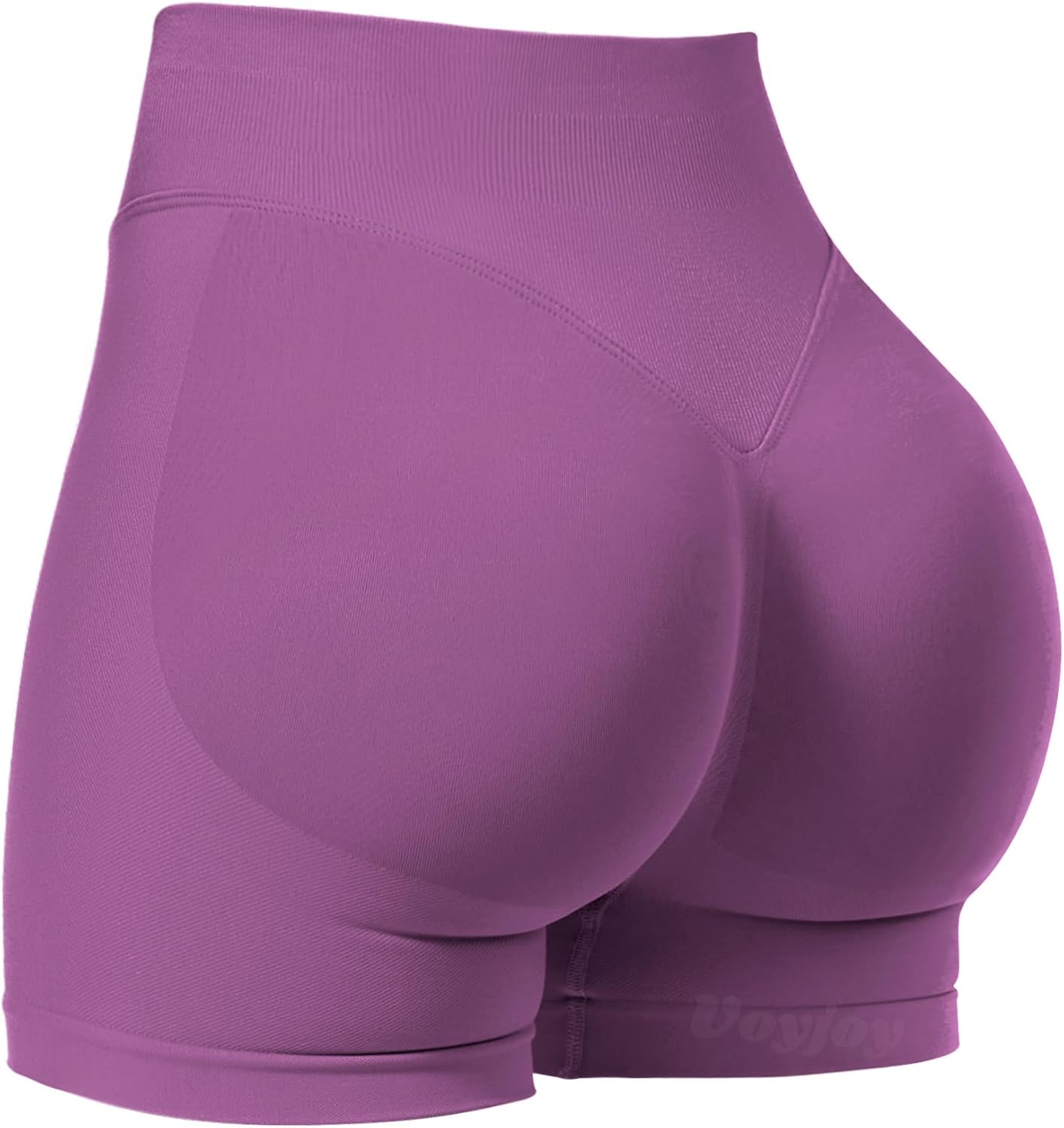 VOYJOY Women's Scrunch Butt Lifting Gym Shorts - Seamless Workout Biker Shorts in Multiple Lengths