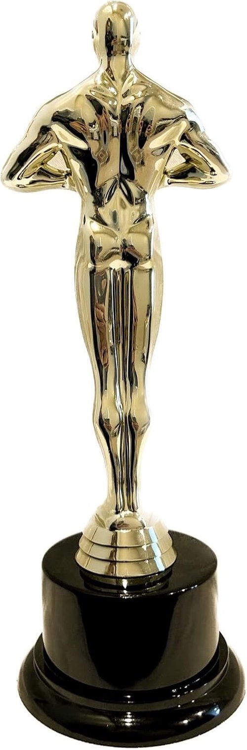 Achievement Gold Toned Award Trophy - Customizable 10.625" for Ceremonies, Parties & Competitions