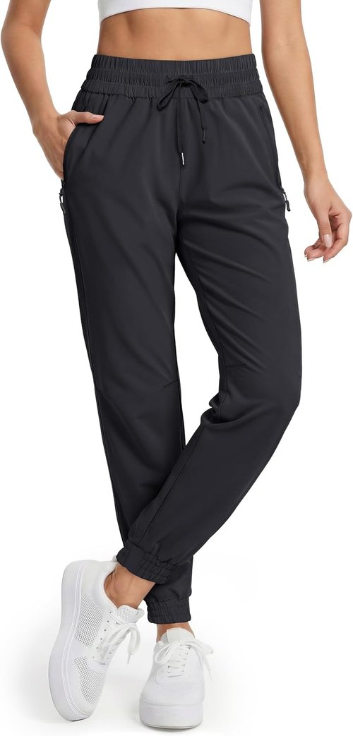 MAGCOMSEN Women's Hiking Pants - Lightweight Quick-Dry Athletic Joggers with Pockets | Ideal for Outdoor Travel