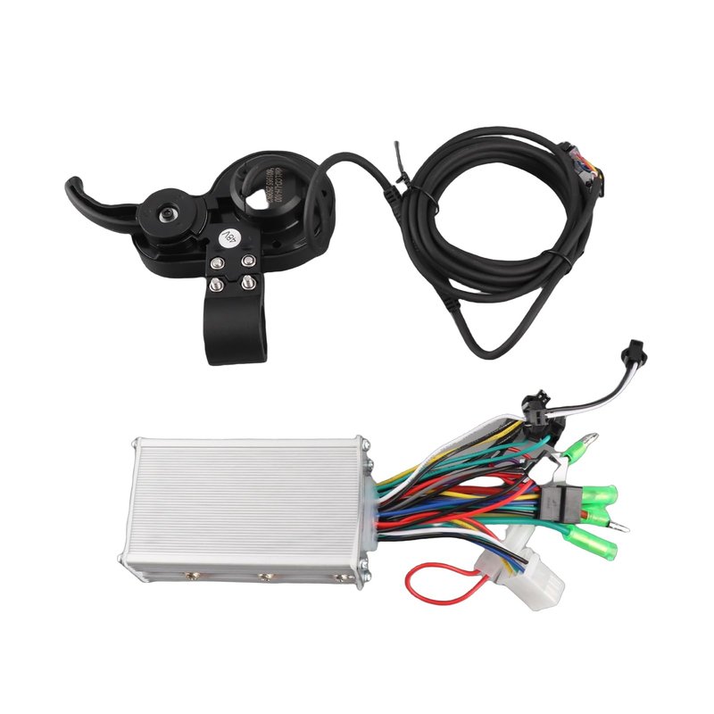 Keenso Eletric Scooter Controller with LCD Display, Controller LCD Display Control Panel with Switch Accessory for Electric Bike Scooter(48V 250/350W)