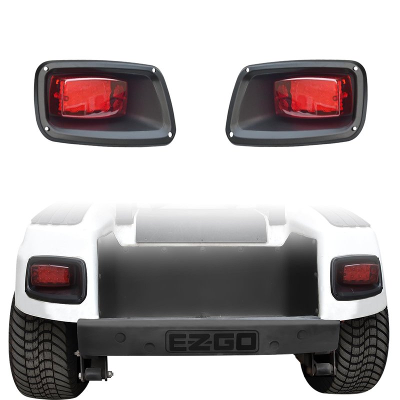 Orle Oko Golf Cart TXT LED Tail Light Kit Compatible with EZGO TXT Led Light 1996-2013 Gas and Electric Rear Replace 12V Light Kit Assembly For EZGO TXT Gas and Electric