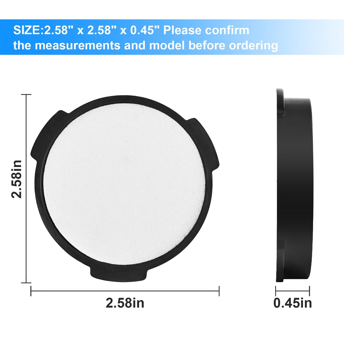 241688501 Refrigerator Dispenser Door Center Flap, Compatible With Frigidaire Kenmore Dispenser Door Flap, Ice Door Center Part Numbers AP3965571 1196689 5304421624 7241688501 AH1526427