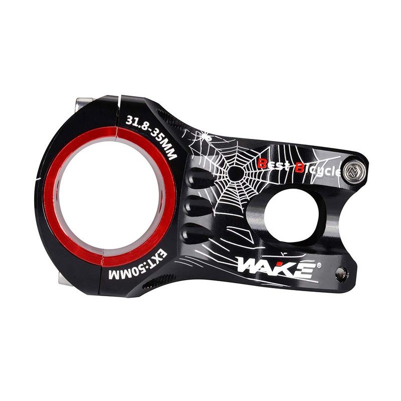 Aluminum Alloy MTB Stem 35mm 50mm 0 Degree for Most Bicycle, Road Bike, MTN, BMX, Fixie Gear, Cycling (Black)