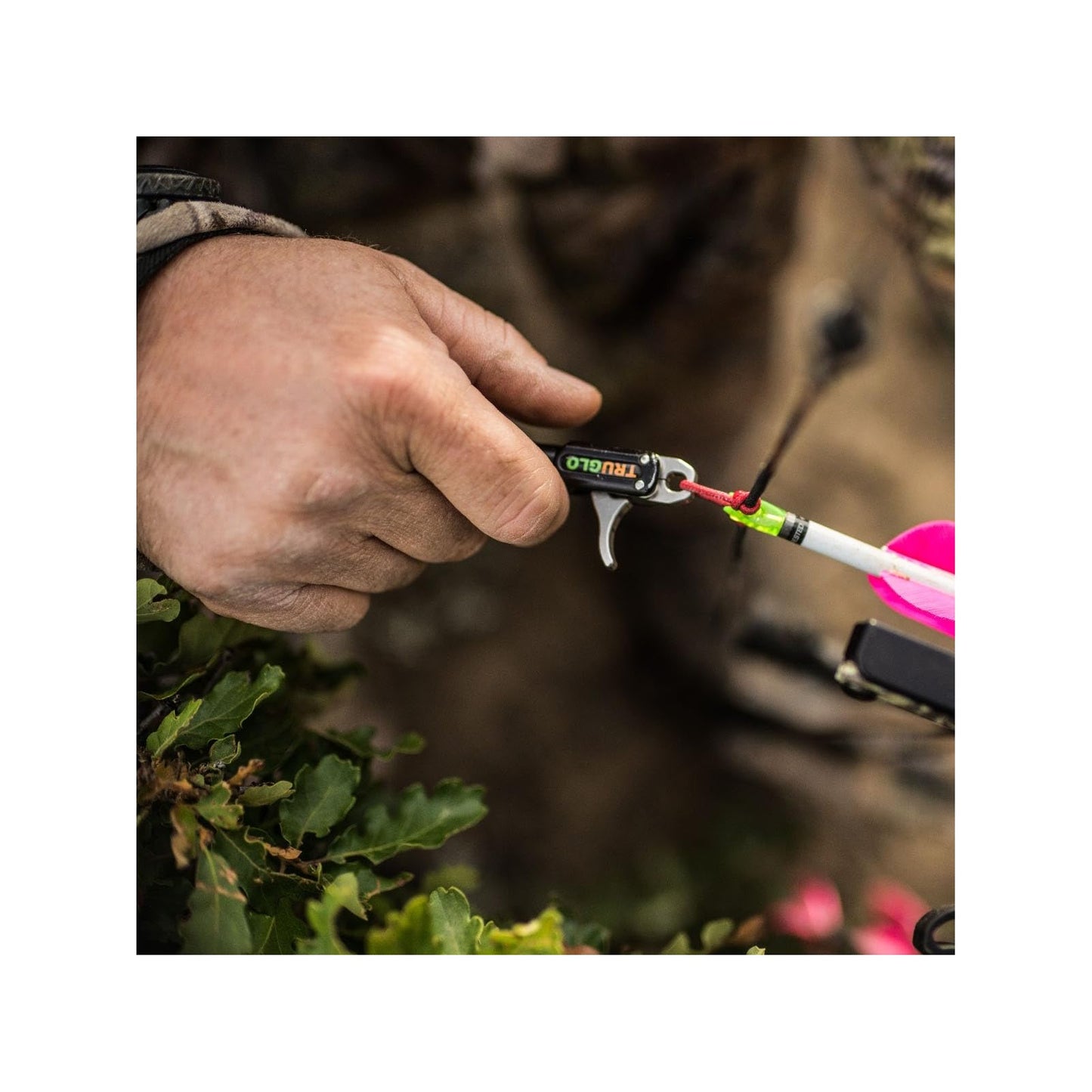 TRUGLO Nitrus Dual-Jaw Ultra-Smooth Extremely Quiet Archery Release Aid, Side-Lock Connection, Realtree Camo