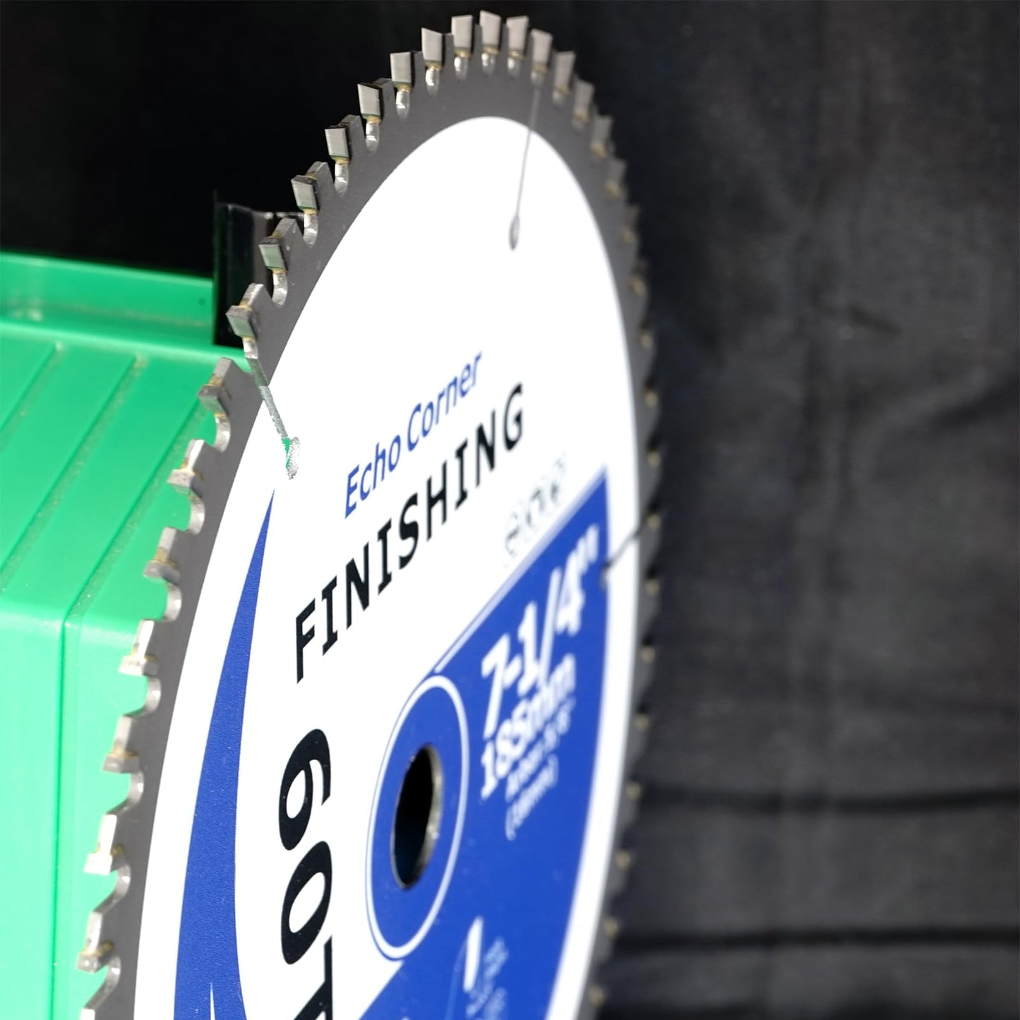 Echo Corner 7-1/4-Inch Fine Finish Wood Cutting Ciruclar Saw Blade, ATB 60T, 5/8" Arbor