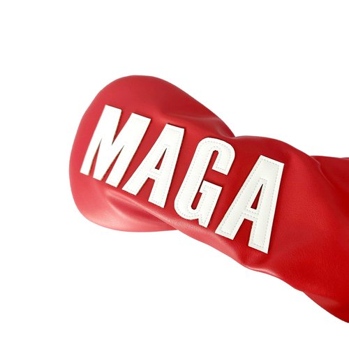 MAGA Golf Head Cover for Driver, Make American Red Color Golf Club Head Cover