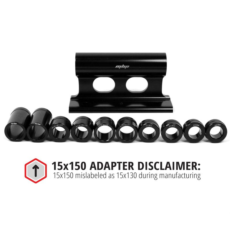 MBP Versatile Bike Block - Thru AXLE (15x110 12x100 15x100 15x150 12x110) & Quick Release 9x100mm - Bicycle Truck Bed/Storage - Version 2 New Sizes Added