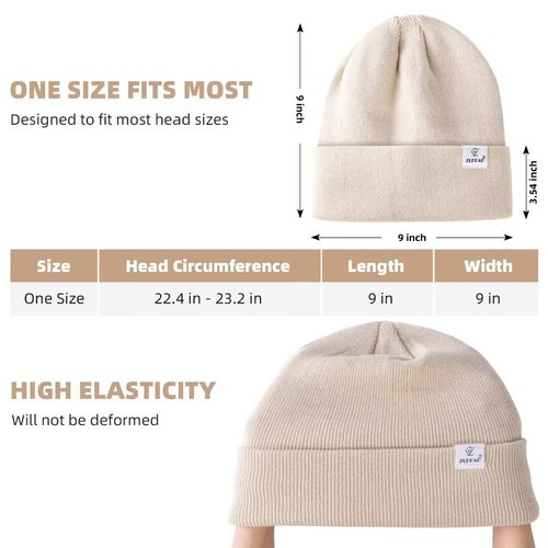 3 Pack Satin Lined Winter Beanie Hats,Silk Lined Beanie Knit Soft Warm Cuffed Hat for Women Men Color 5