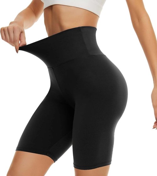 CAMPSNAIL High Waisted Biker Shorts for Women - Tummy Control Spandex Yoga & Dance Shorts | 3"/5"/8" Sizes