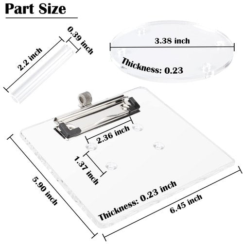 Dewkake Golf Cart Scorecard Holder with Pencil Holder for Yamaha Club Car EZGO Golf Cart