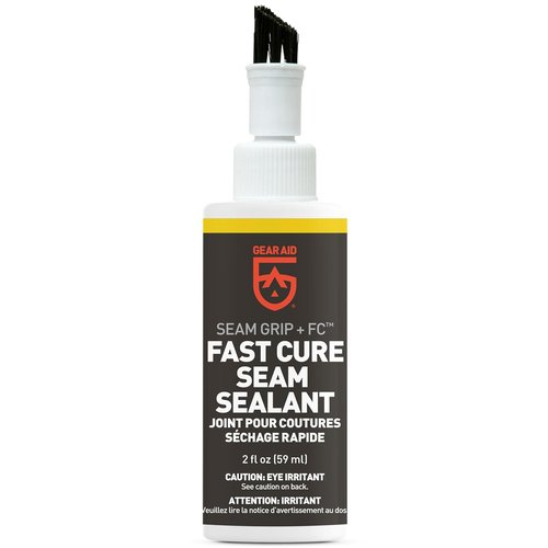 GEAR AID Seam Grip FC Sealant - Fast-Cure Protection for Tents, Awnings & Tarps | 2 Fl Oz Clear