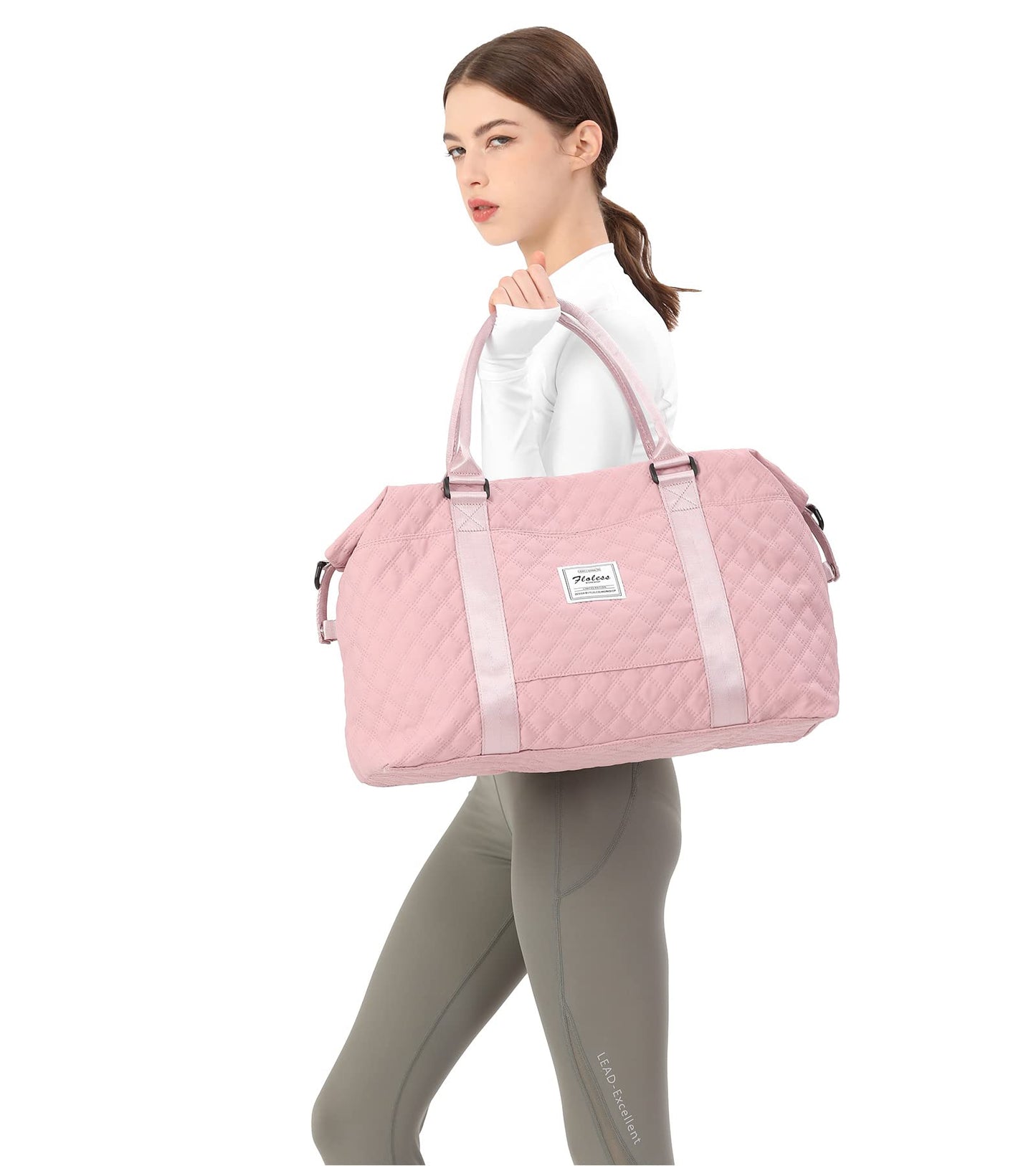 Travel Duffel Bag,Overnight Weekender Bags for Women with Wet Pocket