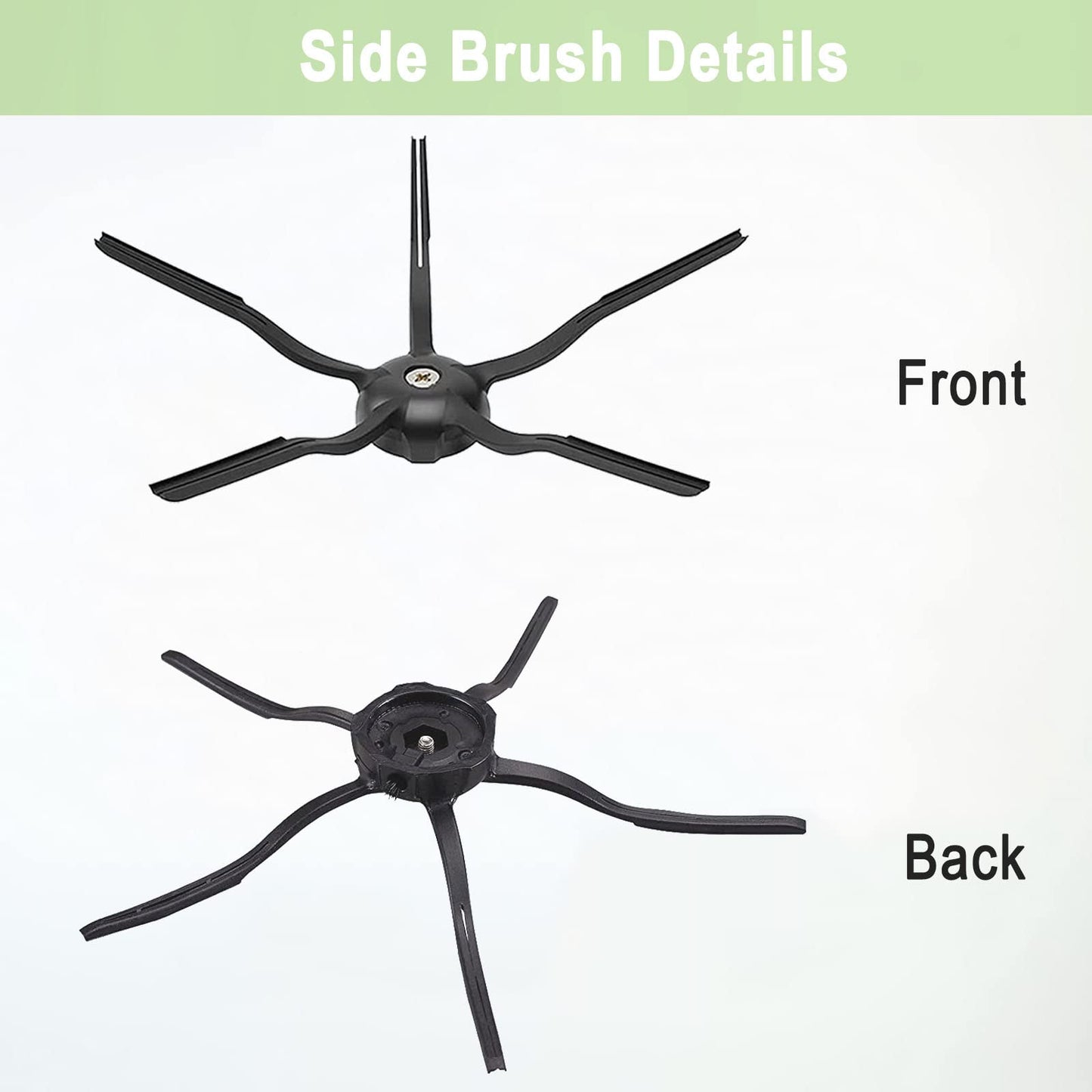 Roborock Compatible Replacement Parts Compatible with Roborock S7 S7+ S7 MaxV, S7 MaxV Plus T7S T7 plus T7S plus Robot Vacuum, 2 Roller Brush, 4 Filter, 6 Side Brush, 4 Mop Cloth