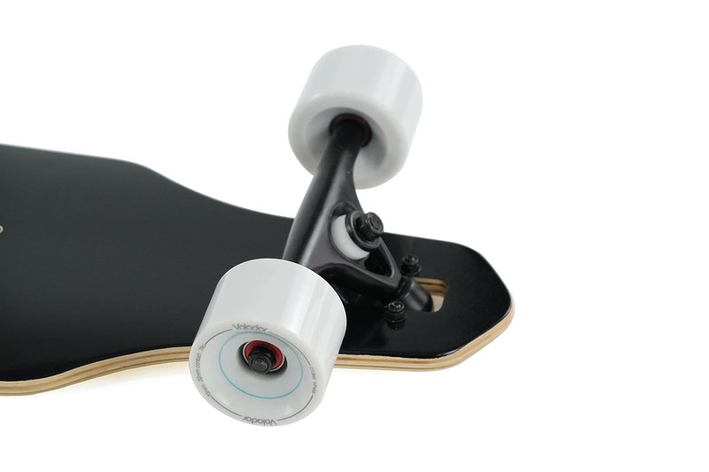 VOLADOR Urban Freeride Pro Longboard Cruiser 40inch | Canadian Maple Wood Deck & Forged Reverse Kingpin Truck | Drop Through Longboard Complete Setup for Urban Commuting(Kanagawa)