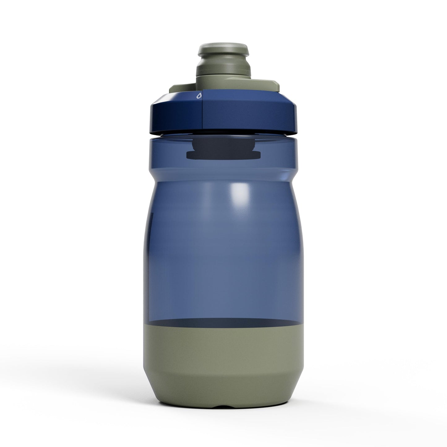 CamelBak Podium Bike Squeeze Water Bottle, Lightweight Design with High Flow Cap for Cycling, 15oz, Deep Sea