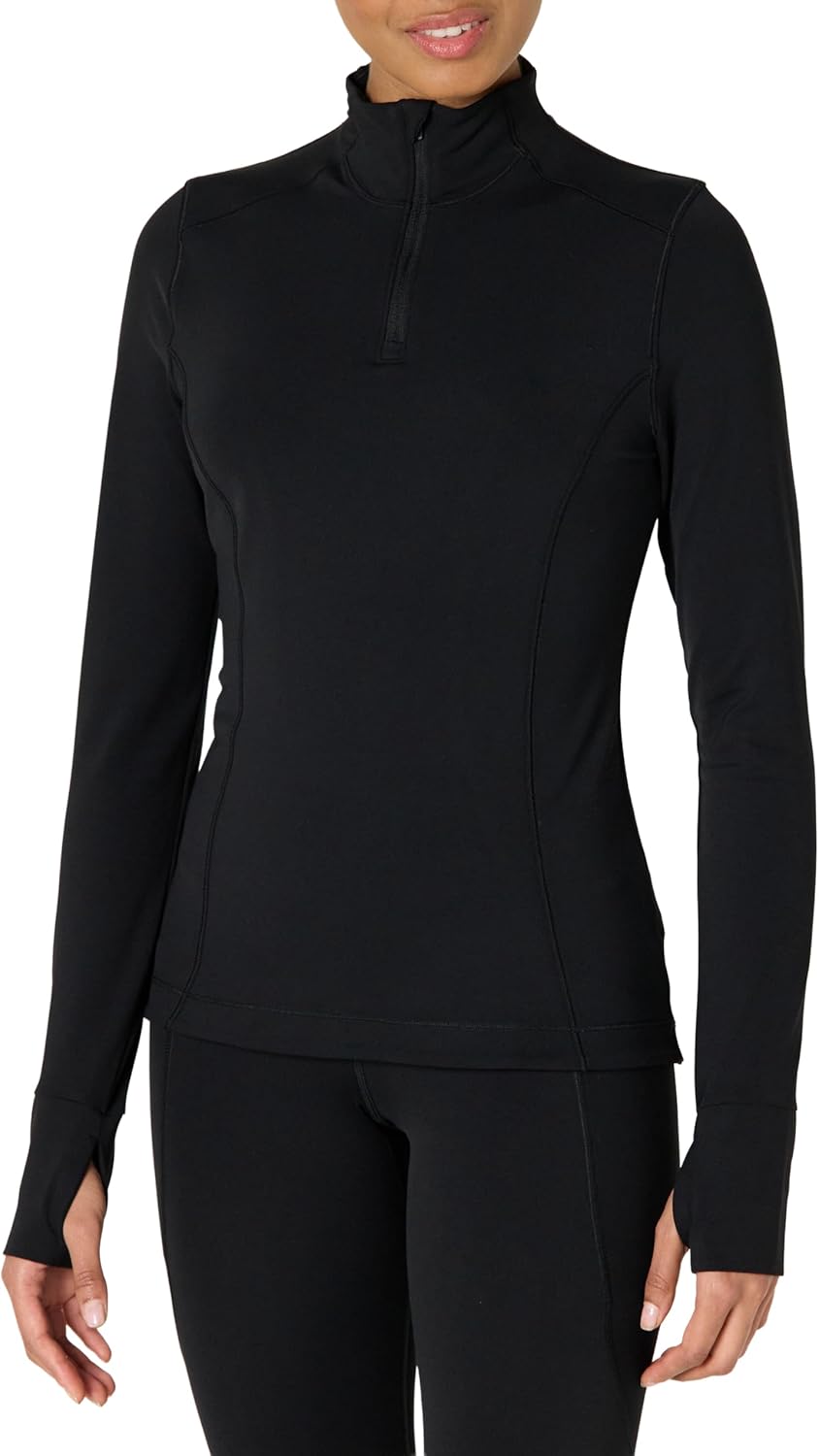 Skiennix Women's Active Quarter Zip Pullover Jacket - Buttery Soft Slim Fit, Perfect for Workouts