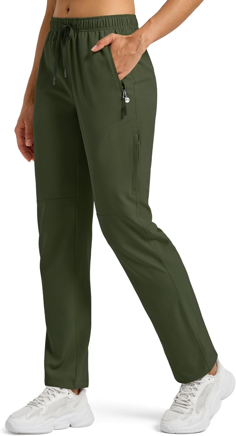 Willit Women's Hiking Pants - Lightweight Quick-Dry Cargo Design | Water-Resistant with Pockets
