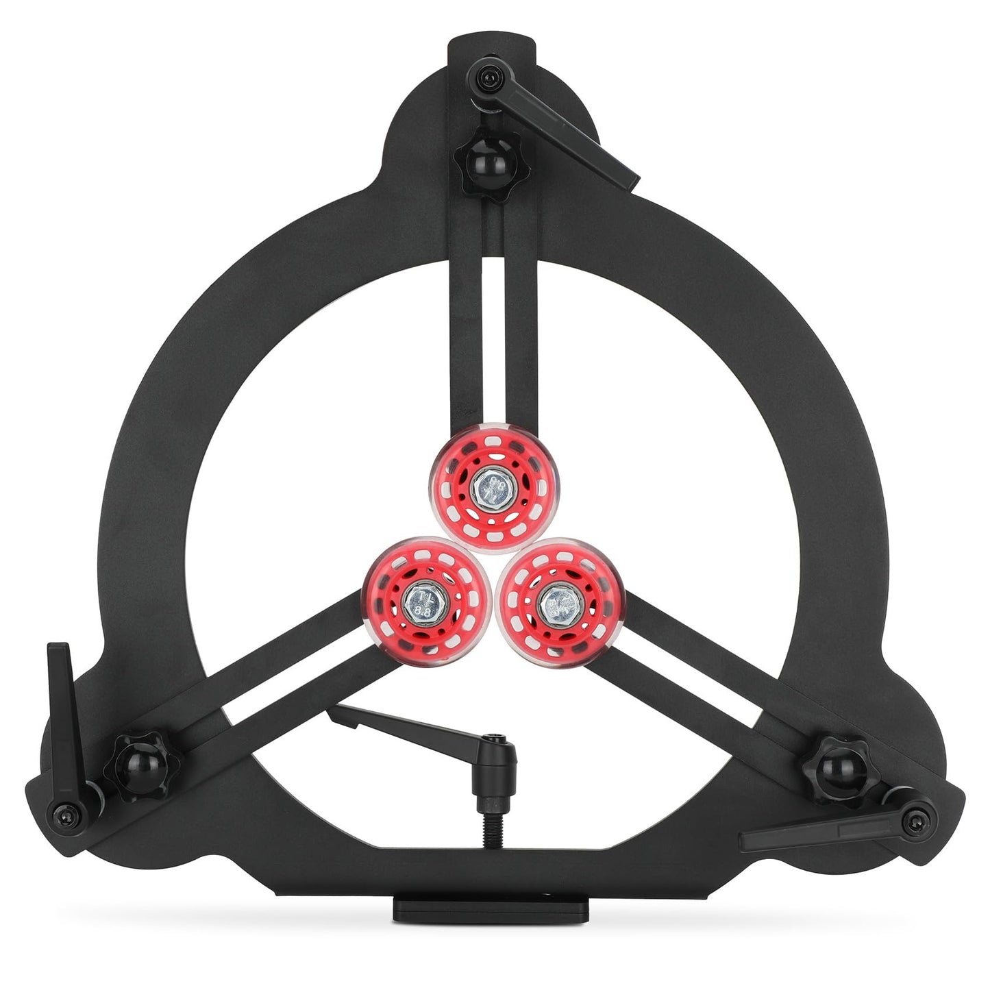 Woodturning Steady Rest for 12" Lathe Swing, Woodworking Steady Rest, 3-Point Adjustable Woodturning Steady Rest for 12 inch Swing Medium Size Lathe