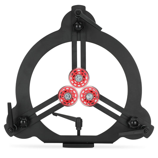 Woodturning Steady Rest for 12" Lathe Swing, Woodworking Steady Rest, 3-Point Adjustable Woodturning Steady Rest for 12 inch Swing Medium Size Lathe