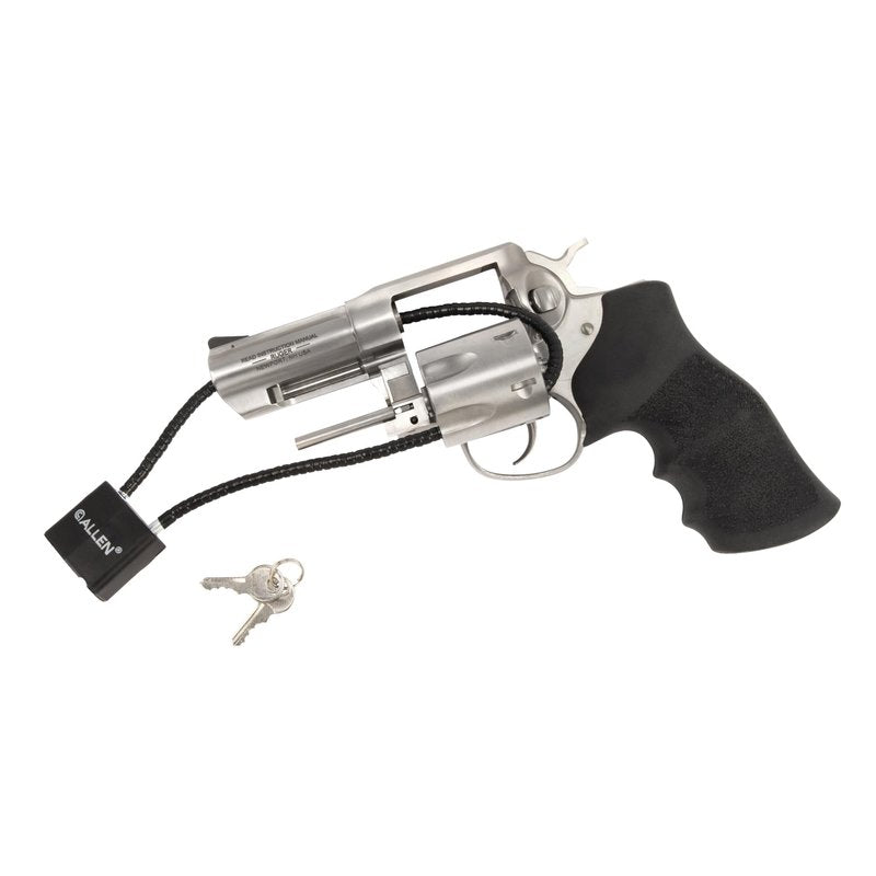 Allen Company Cable Gun Lock for Shotguns, Rifles & Handguns (2 Keys) Black, 15"