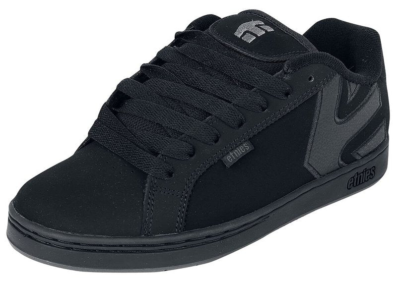 Etnies Fader – Classic Skate Heritage Style with on-Trend Puffy Look, Reinforced Cupsole, Cushioned Fit, Everyday Sneakers - Black Dirty Wash - 9.5