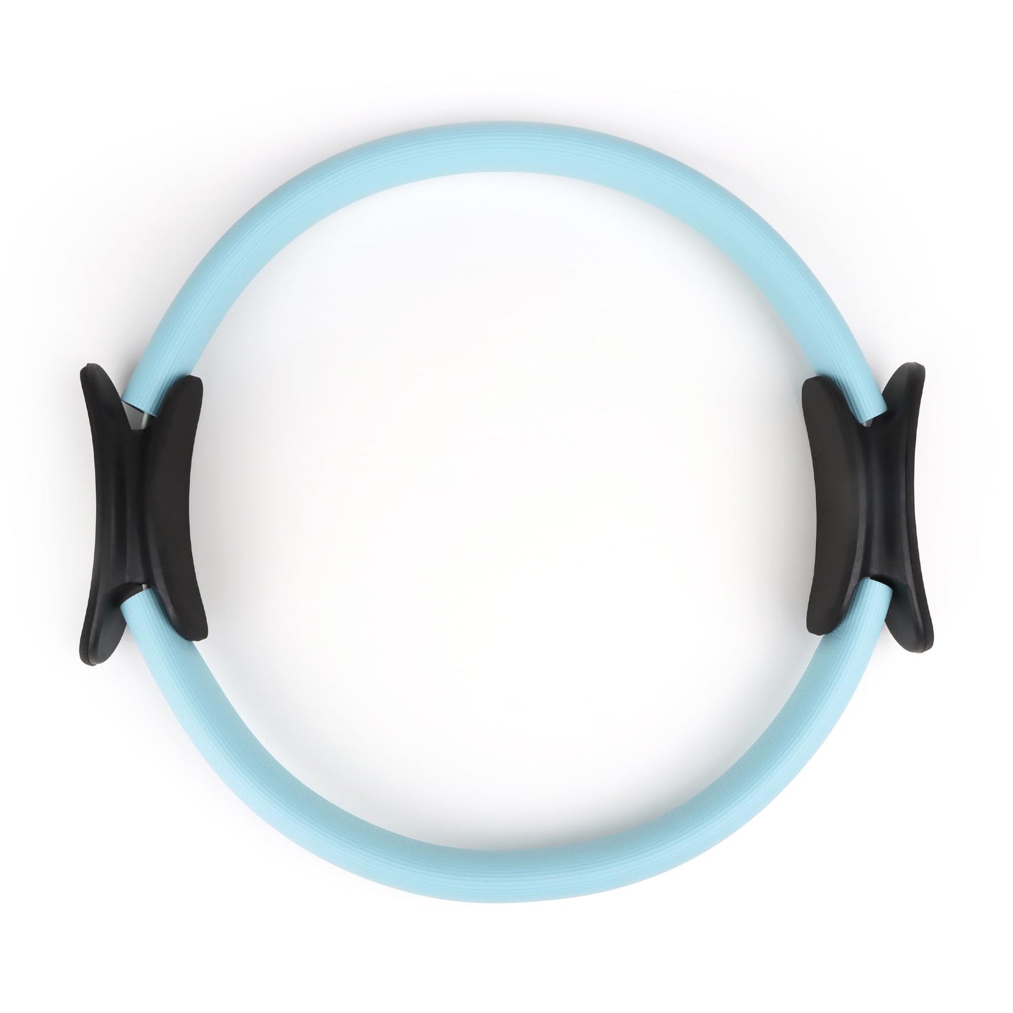 Phoenix Fitness Pilates Ring - Double Handle Exercise Circle Fitness Magic Circle Resistance Ring Dual Grip for Yoga Core Training - 15 Inch - Blue