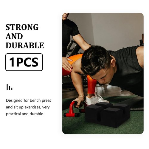 Toddmomy Adjustable Bench Press Board Assistive Device 5.66 Inch Fitness Block for Home Gym Strength Training and Weightlifting Support