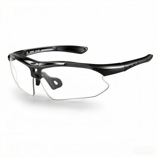 JIWYMFE Photochromic Cycling Glasses for Men Women, 100% UV Protection Wraparound Cycling Running Glasses, Anti-Sweat Anti-Wind Non-Polarized Safety Glasses for Baseball Golf Pickleball
