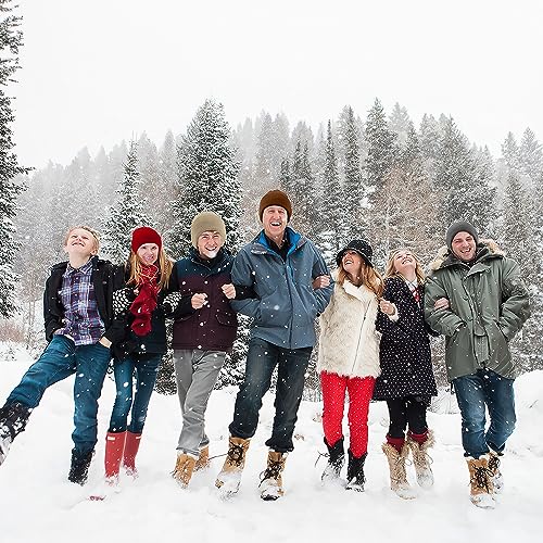Winter Beanie for Men and Women - Red Knit Hat
