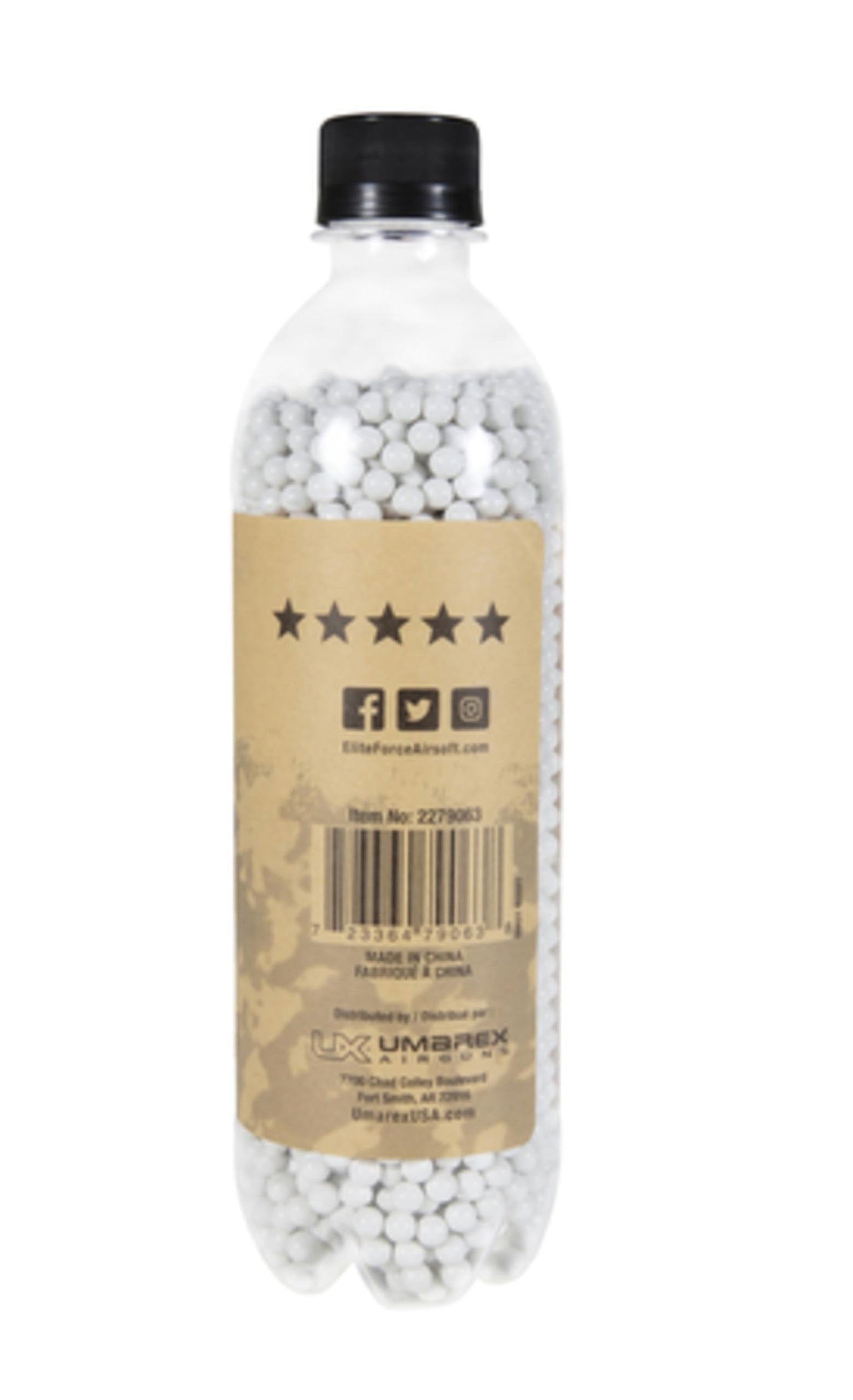 Elite Force Premium Biodegradable 6mm Airsoft BBS Ammo, .28 Gram, 2700 Count