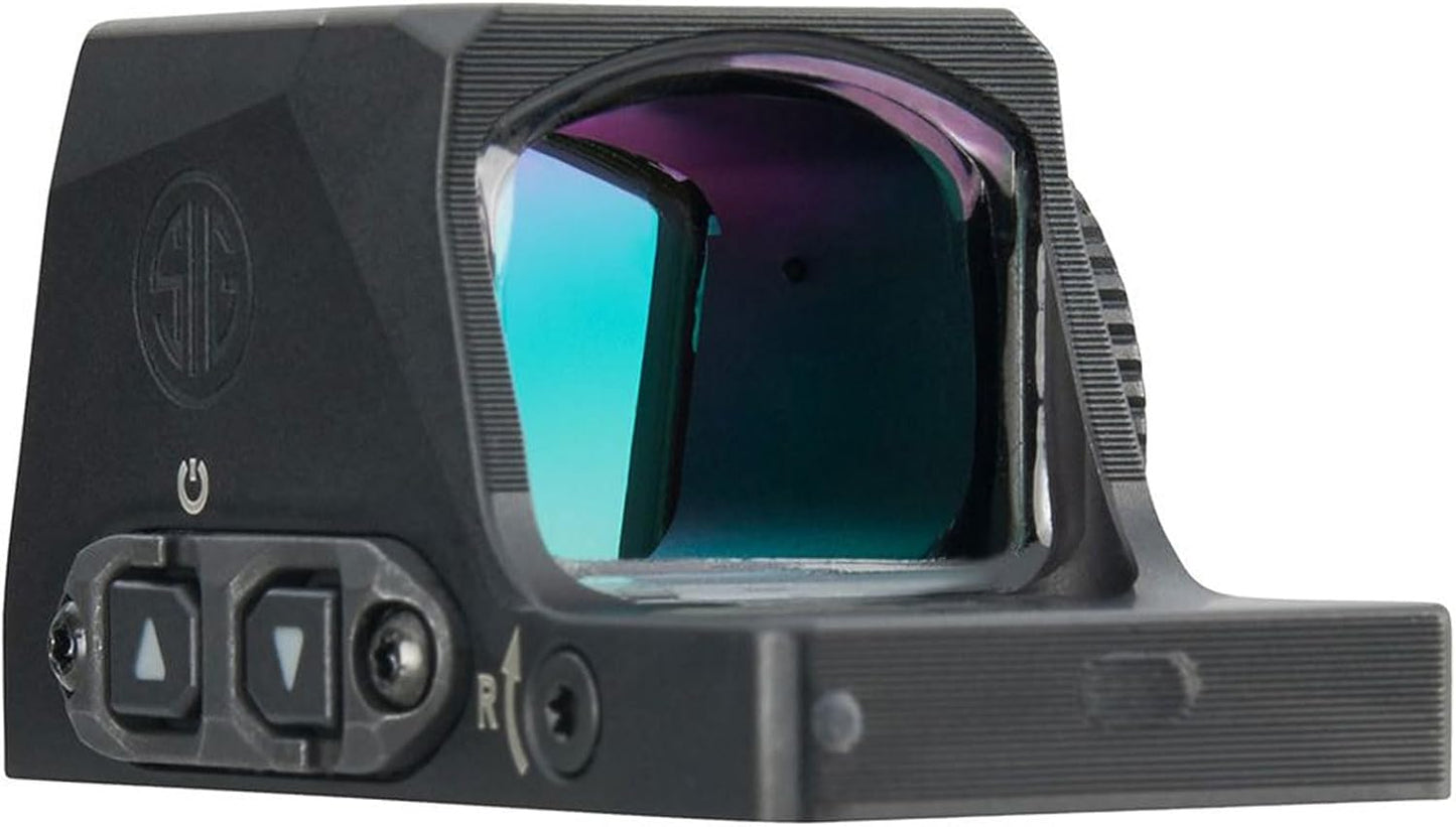SIG SAUER Romeo-X Pistol-Mounted Reflex Sight - Durable, Lightweight, Waterproof Design with 15 Illumination Settings