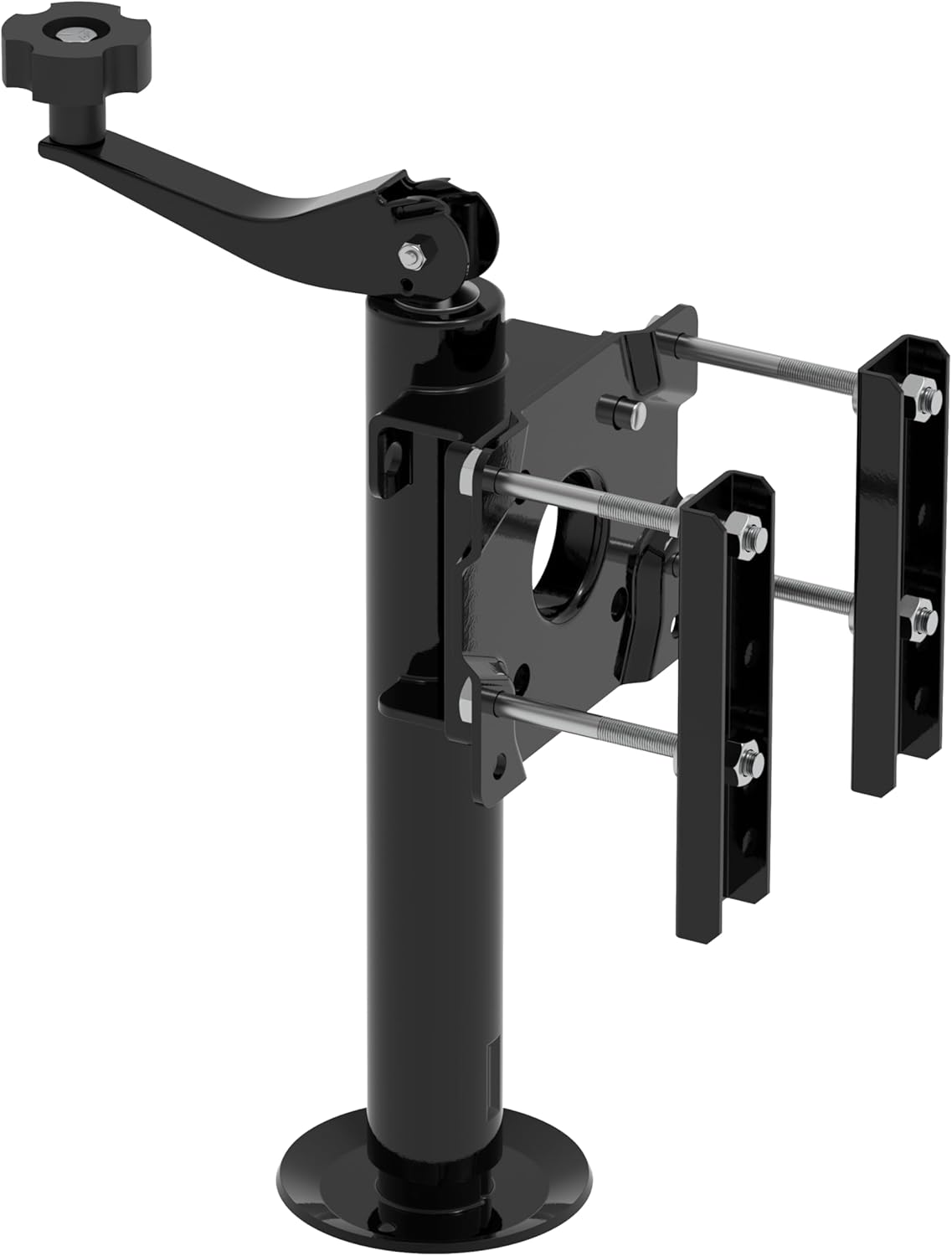 Swivel Trailer Jack - 10" Vertical Movement with Mounting Hardware - 1000 lbs Capacity