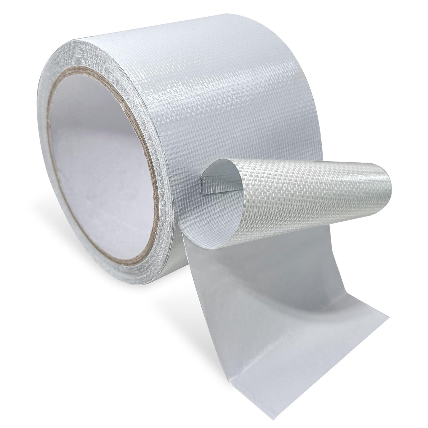 HIFILTURE Heavy Duty Repair Tape for Tarp, Waterproof RV Awning, Outdoor Tarp, Canvas, Boat Covers, Sail, Tear Repair Patch Kit (White)