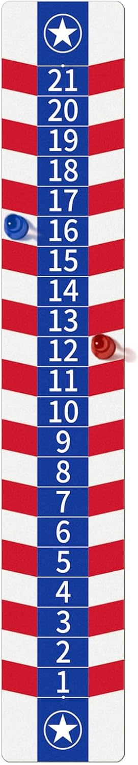 Skiennix Cornhole Scoreboard - Magnetic Decal with Easy Score Keepers | Perfect for Cornhole Games