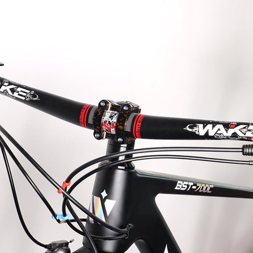 FOMTOR Bike Stem 31.8 Stem 35mm Mountain Bike Stem 0 Degree 31.8mm 35 mm Handlebar Short Stem for MTB BMX Road Bicycle Black Orange