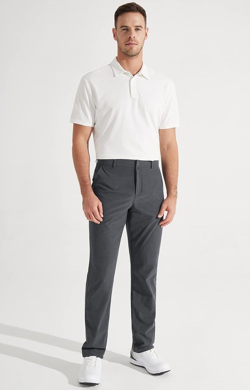 Libin Men's Golf Pants - Stretch Quick-Dry Casual Trousers with Pockets | Lightweight Comfort in 30"/32"/34" Sizes
