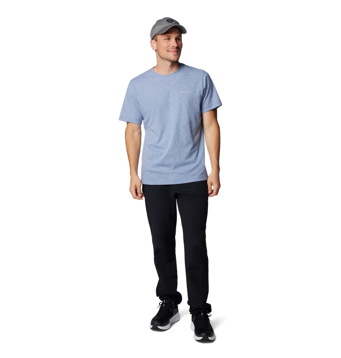 Columbia Men's Thistletown Hills Short Sleeve, Mountain Blue Heather, 2X Big