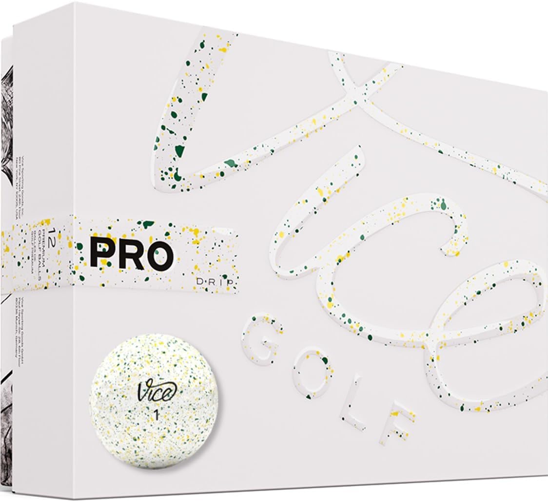 Vice Pro Golf Balls - High-Performance Distance & Control | Premium White Finish