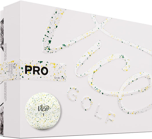 Vice Pro Golf Balls - High-Performance Distance & Control | Premium White Finish