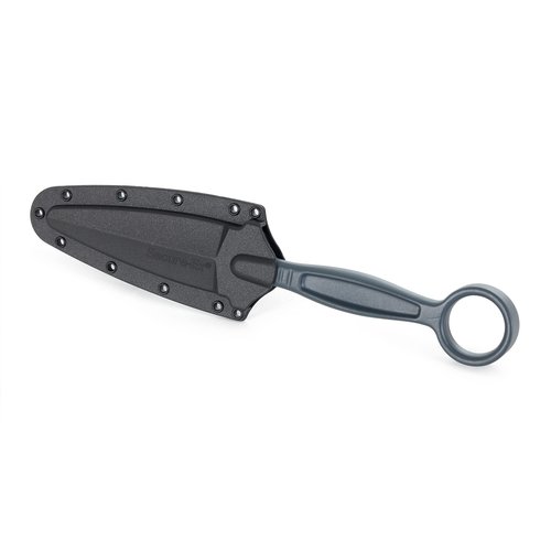Cold Steel Drop Forged Battle Ring 2 3.5" 52100 High-Carbon Steel Fixed Blade EDC Tactical Hunting Utility Knife w/ 5.5" Ergonomic Handle, Internal Guard, Resistant Secure-Ex Sheath