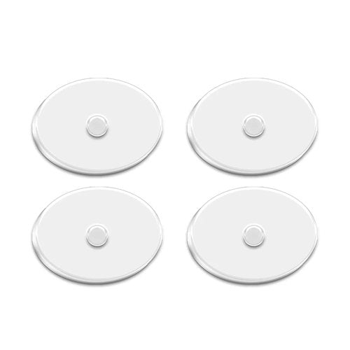 BibBoards bibSNAPS Clear Race Bib Clips - Secure Fasteners for Running & Cycling - Easy to Use, Non-Magnetic (4pcs)