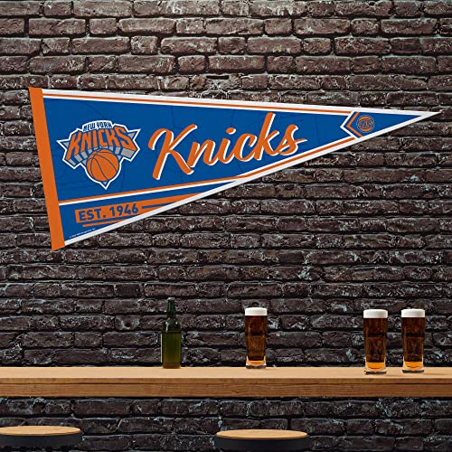 New York Knicks 12" x 30" Felt Wall Pennant - NBA Decor