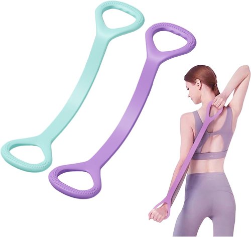 ANIS·KEAAR Figure 8 Resistance Band - Elastic Fitness Rope for Full-Body Workouts | Ideal for Yoga, Pilates & Physical Therapy