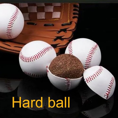Blank Baseball 9-Inch Standard Official Size - Ideal for Youth League Practice & Training